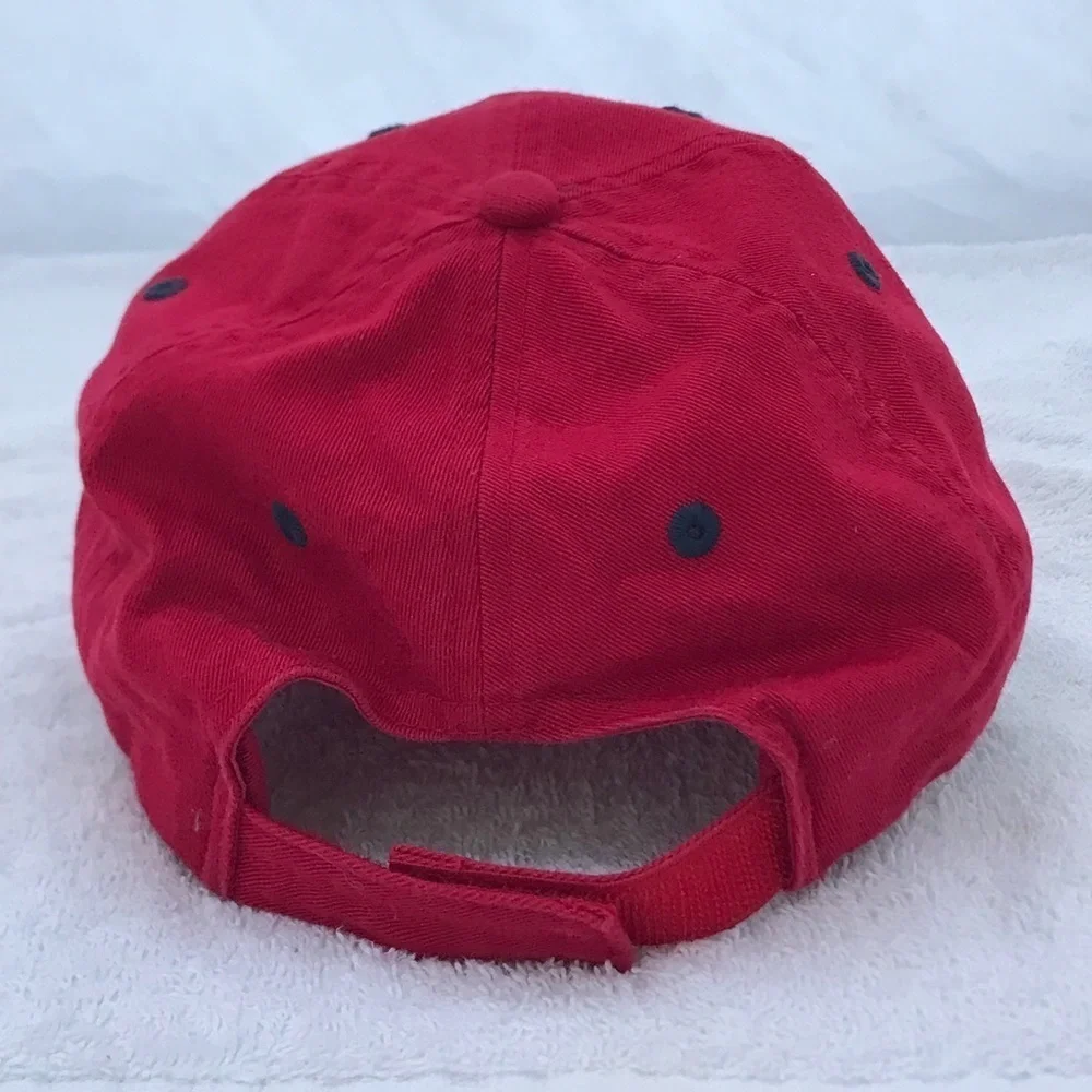 Marco Destin for Fort Meyers Beach Florida AmFlag Adjustable Red Baseball Cap